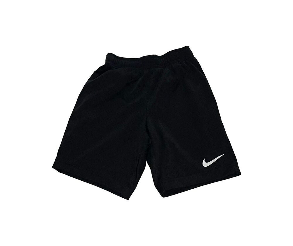 Nike Boys Black Mesh Athletic Shorts Size S (6-7) Swoosh
